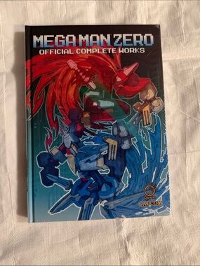 Mega Man Zero Official Complete Works Art Book - Blue & Red Cover. New